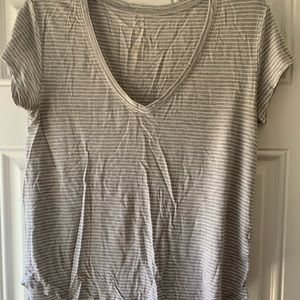 American Eagle Striped Favorite T-Shirt